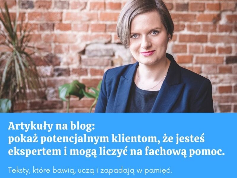 Artykuły na blog / Olga Skorupka