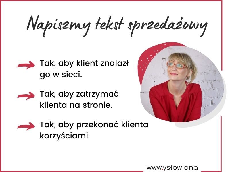 Oferty, teksty na landing page / Aneta Łacwik