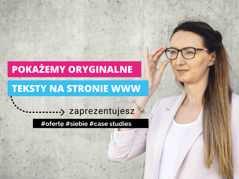 Teksty na stronę WWW / Marzena Motyczka